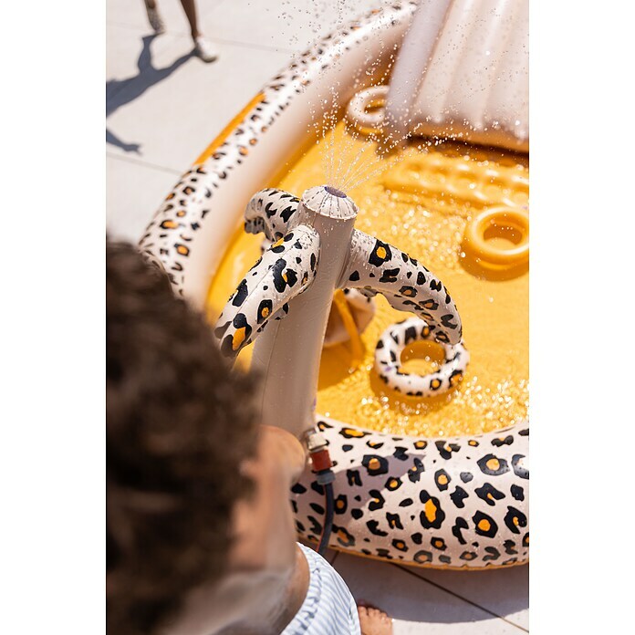 Swim Essentials Piscina hinchable (203 x 173 x 89 cm, Leopardo) | BAUHAUS