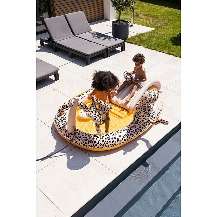 Swim Essentials Piscina hinchable (203 x 173 x 89 cm, Leopardo) | BAUHAUS