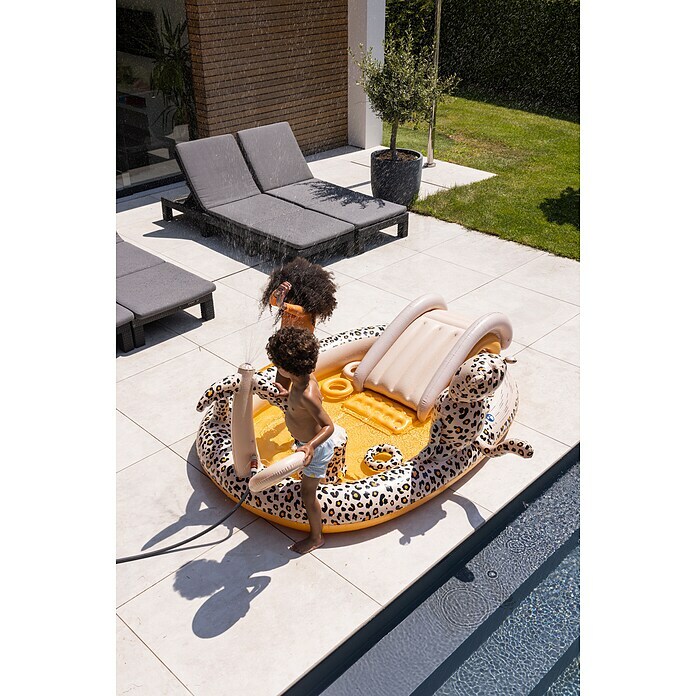 Swim Essentials Piscina hinchable (203 x 173 x 89 cm, Leopardo) | BAUHAUS
