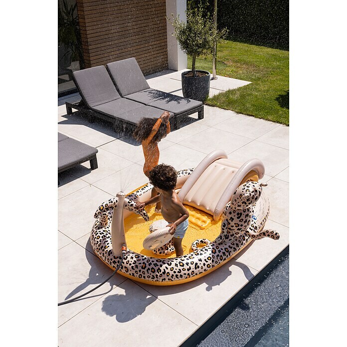 Swim Essentials Piscina hinchable (203 x 173 x 89 cm, Leopardo) | BAUHAUS