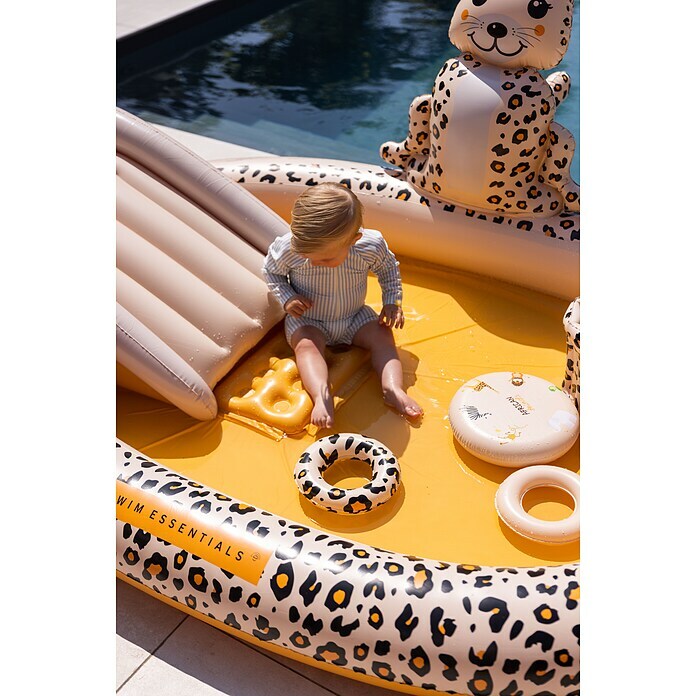 Swim Essentials Piscina hinchable (203 x 173 x 89 cm, Leopardo) | BAUHAUS