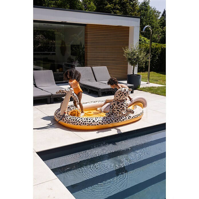 Swim Essentials Piscina hinchable (203 x 173 x 89 cm, Leopardo) | BAUHAUS