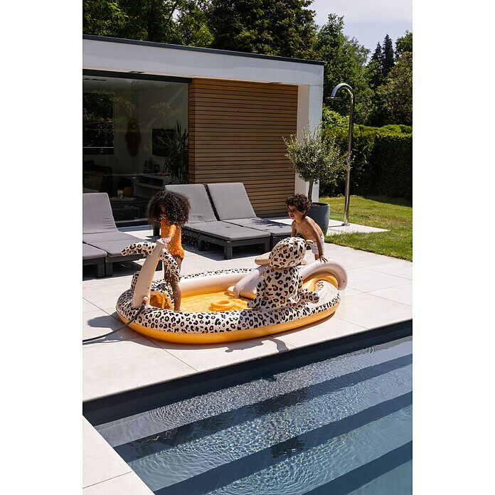 Swim Essentials Piscina hinchable (203 x 173 x 89 cm, Leopardo) | BAUHAUS