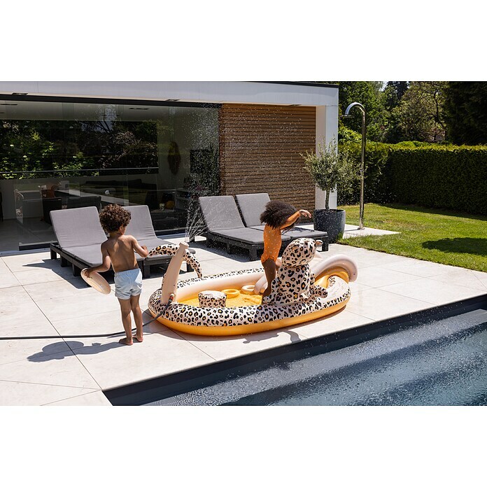 Swim Essentials Piscina hinchable (203 x 173 x 89 cm, Leopardo) | BAUHAUS