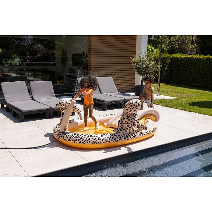Swim Essentials Piscina hinchable (203 x 173 x 89 cm, Leopardo) | BAUHAUS