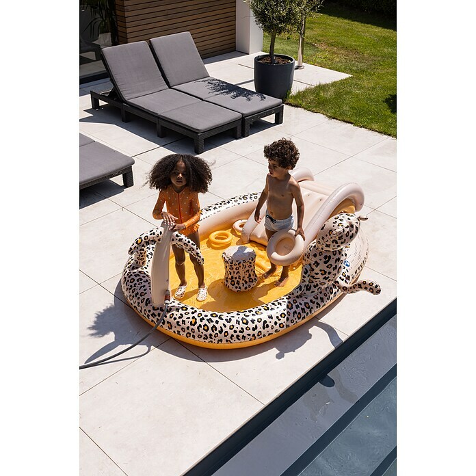 Swim Essentials Piscina hinchable (203 x 173 x 89 cm, Leopardo) | BAUHAUS