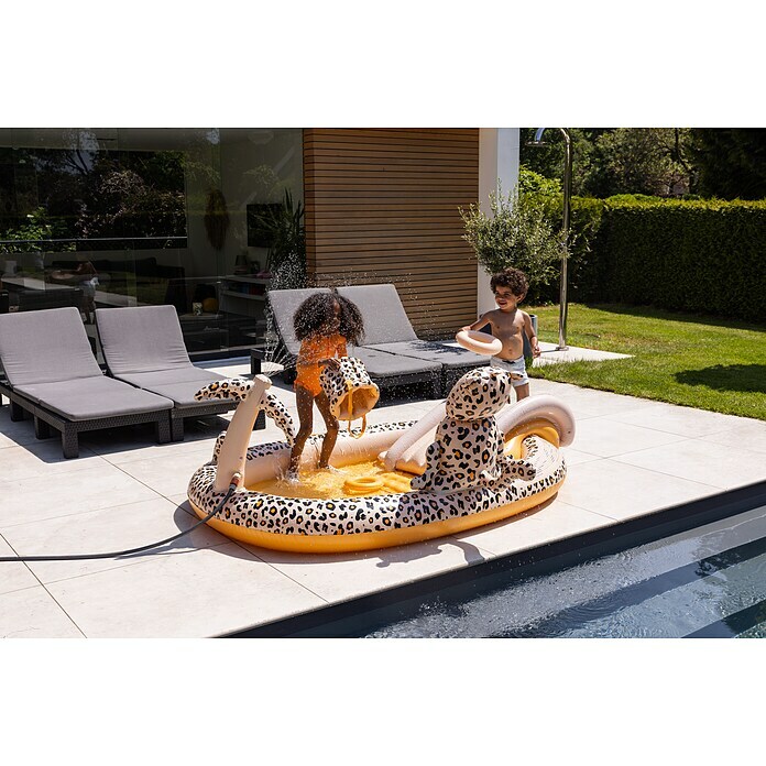 Swim Essentials Piscina hinchable (203 x 173 x 89 cm, Leopardo) | BAUHAUS