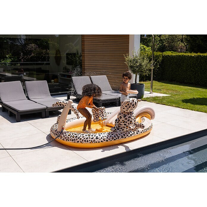 Swim Essentials Piscina hinchable (203 x 173 x 89 cm, Leopardo) | BAUHAUS