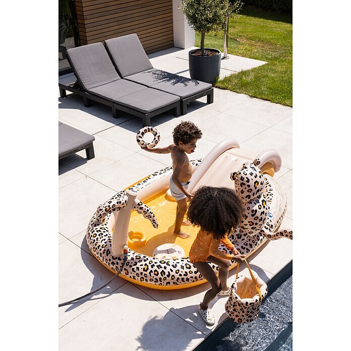 Swim Essentials Piscina hinchable (203 x 173 x 89 cm, Leopardo) | BAUHAUS
