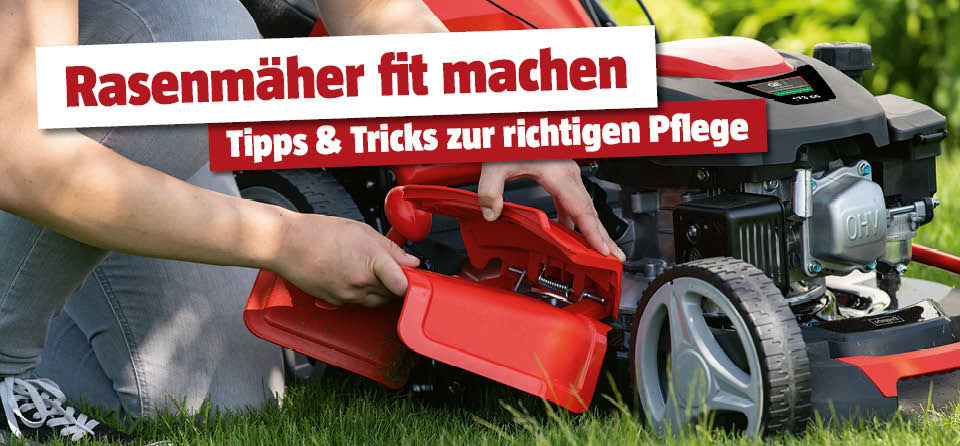Rasenmäher fit machen