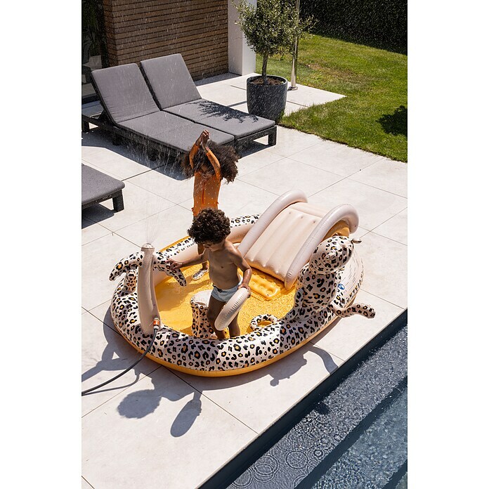 Swim Essentials Piscina hinchable (203 x 173 x 89 cm, Leopardo) | BAUHAUS