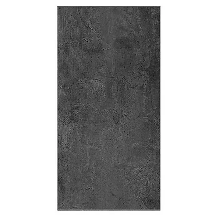 Krono Original Laminat Organic Flex - Brooklyn Dark, Fliese, 638 x 322 x 7 mm - Anthrazitgraue Texturplatte mit matter, betonähnlicher Oberfläche.