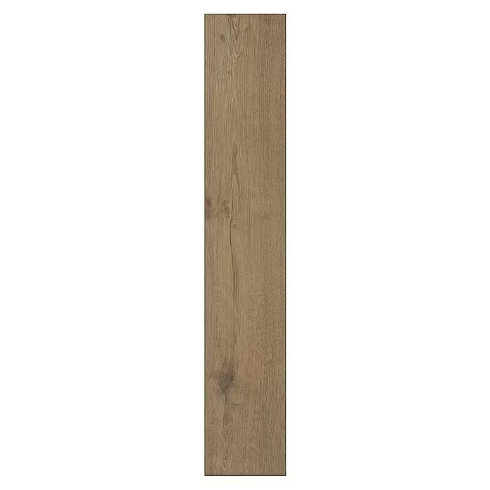 Krono Original Laminatmuster Organic Clever Long Silent Sepia Tegernsee Oak - 297 x 245 x 7 mm, Landhausdiele - Hellbraune Holzdiele mit ausgeprägter Maserung und natürlichen Merkmalen.