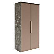 Camargue Marble Midischrank (60 x 32,5 x 121,6 cm, Grau Marmor/Goldbronze) | BAUHAUS