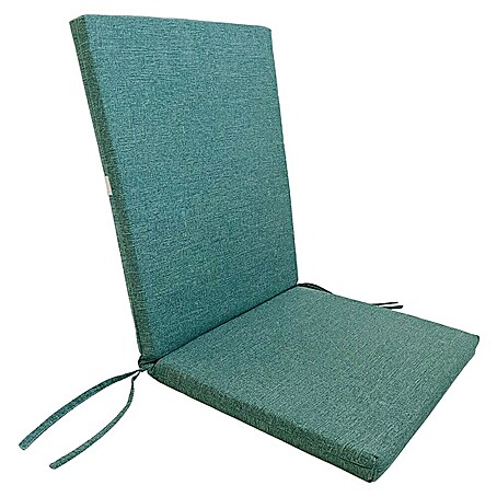 Cojín para respaldo alto Romel (Indigo, L x An x Al: 95 x 45 x 3,5 cm, 50% algodón 50% poliéster)