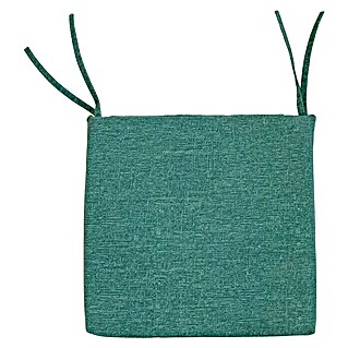 Cojín para asiento Romel (Indigo, L x An x Al: 40 x 40 x 3,5 cm, 50% algodón 50% poliéster)