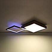 Globo LED stropna svjetiljka Jacky  (40 W, Topla bijela, Crna, smeđa, D x Š x V: 855 x 550 x 100 mm) | BAUHAUS