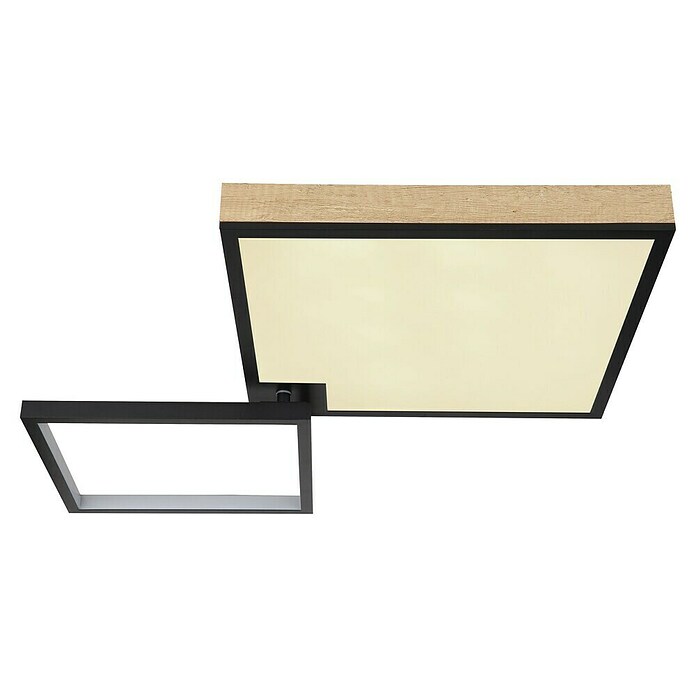 Globo LED stropna svjetiljka Jacky  (40 W, Topla bijela, Crna, smeđa, D x Š x V: 855 x 550 x 100 mm) | BAUHAUS