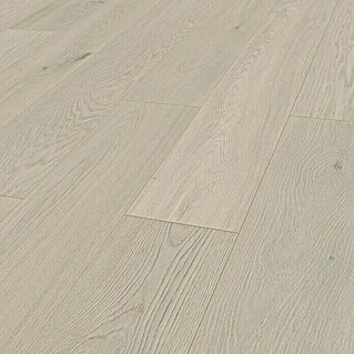 Krono Original Laminatmuster Organic Classic Mist Ethereal Oak (297 x 195 x 8 mm, Landhausdiele)