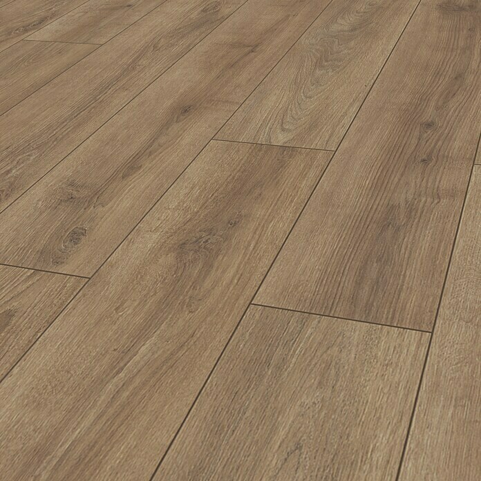 Krono Original Laminat Super Natural Clay Sola Oak (1.288 x 195 x 8 mm, Landhausdiele, Clay Sola Oak) | BAUHAUS