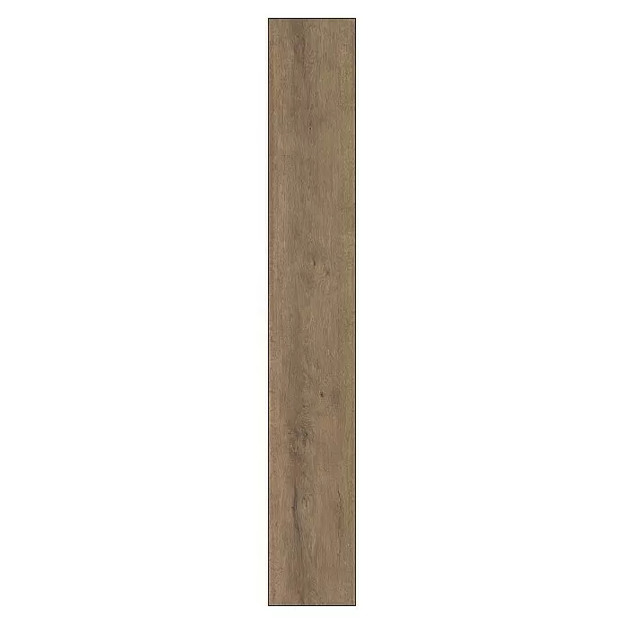 Krono Original Laminat Super Natural - Fawn Apollo Oak, Landhausdiele, 1.288 x 195 x 8 mm - Braune Holzoptik-Diele mit natürlicher Maserung und Ästen.