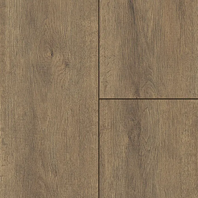 Krono Original Laminatmuster Super Natural Fawn Apollo Oak - 297 x 195 x 8 mm, Landhausdiele - Abgebildete Holzoptik-Fliesen mit einer Maserung, die dem Material ein natürliches Aussehen verleiht, ideal für moderne Wohnräume.