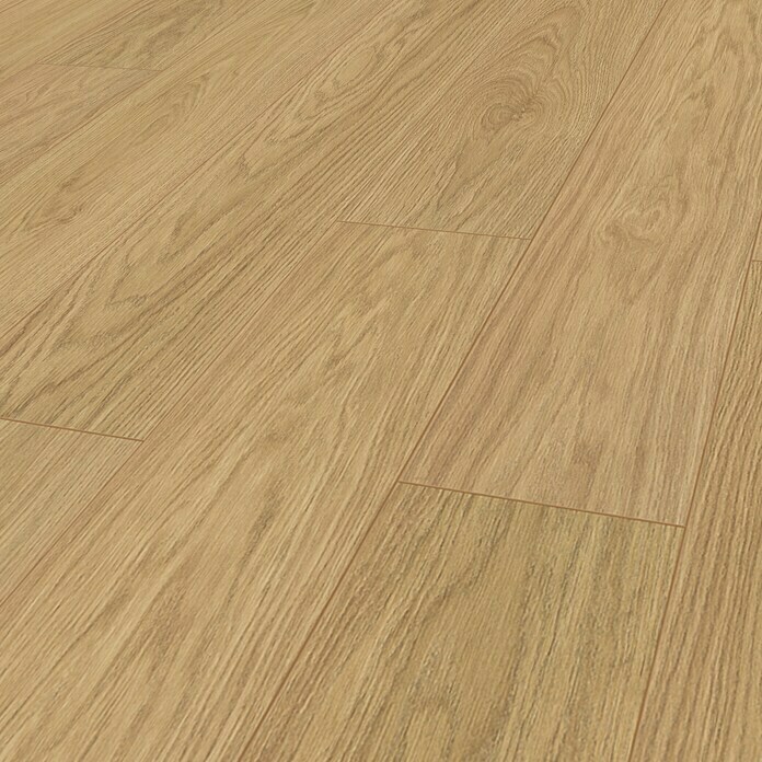 Krono Original Laminat Super Natural Gold Fiordaliso Oak (1.288 x 195 x 8 mm, Landhausdiele, Gold Fiordaliso Oak) | BAUHAUS