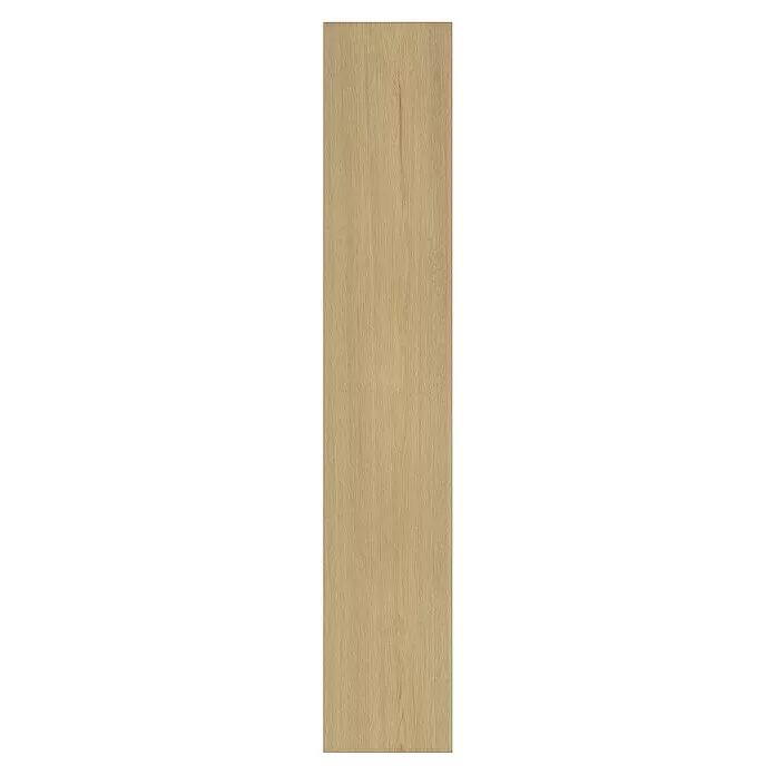 Krono Original Laminatmuster Organic Clever Long Silent Farrow Montreux Oak - 297 x 245 x 7 mm, Landhausdiele - Helles Holzpaneel mit feiner vertikaler Maserung.