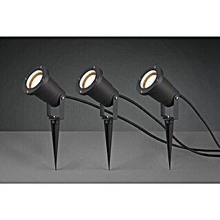 Trio Lighting Led-straler Ubangi (l x b x h: 10,5 x 9,2 x 11,5 cm, GU10, IP65, 3 st.)