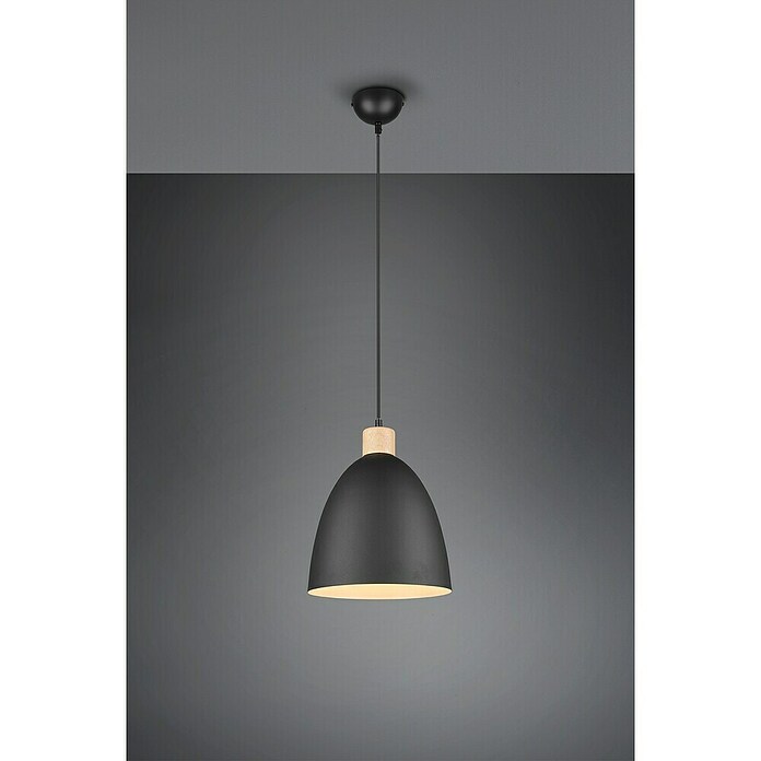 Reality Leuchten Lámpara colgante Jagger (40 W, Ø x Al: 25 x 150 cm, Negro, E27) | BAUHAUS