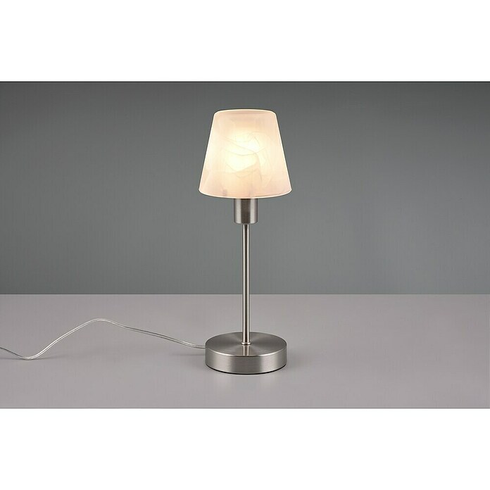 Trio Lighting Tafellamp Luis II (40 W, Mat Nikkel, E14) | BAUHAUS