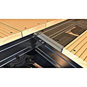 HS Terra Systec Gelenkverbinder 90° (4 Stk., Passend für: HS Terra Systec Alu-Unterkonstruktion) | BAUHAUS