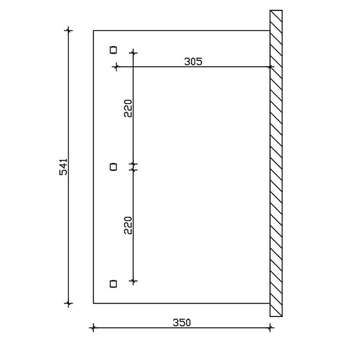 Skan Holz Terrassenüberdachung Bormio (B x T: 541 x 350 cm, Anthrazit, Polycarbonat-Doppelstegplatten, Klar) | BAUHAUS