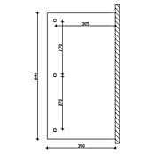 Skan Holz Terrassenüberdachung Bormio (B x T: 648 x 350 cm, Anthrazit, Polycarbonat-Doppelstegplatten, Klar) | BAUHAUS