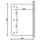 Skan Holz Terrassenüberdachung Bormio (B x T: 434 x 300 cm, Anthrazit, Polycarbonat-Doppelstegplatten, Klar) | BAUHAUS