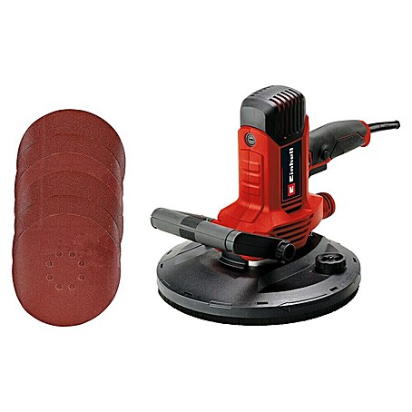 Einhell Trockenbauschleifer TC-DWS 225 (1 220 W, Durchmesser Schleifteller: 215 mm, Leerlaufdrehzahl: 1 500 U/min - 2 300 U/min)