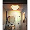 Globo Plafón LED redondo Sapana (24 W, Blanco cálido, Marrón, Ø x Al: 42 x 2,5 cm) | BAUHAUS