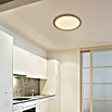 Globo Plafón LED redondo Sapana (24 W, Blanco cálido, Marrón, Ø x Al: 42 x 2,5 cm) | BAUHAUS