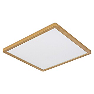 Globo LED stropna svjetiljka Sapana (18 W, Topla bijela, Mesing, D x Š x V: 29,4 x 29,4 x 2,5 cm)