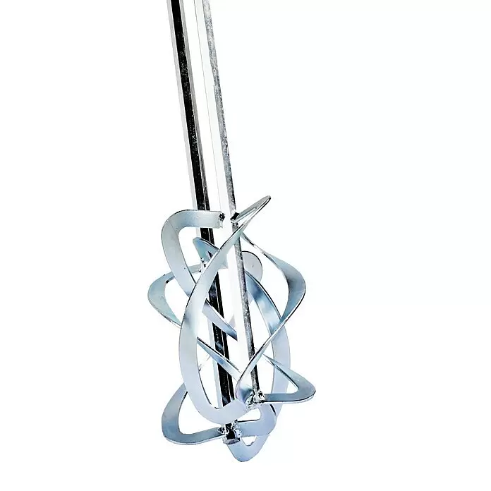 Einhell Farb- & Mörtelmischer TE-MX 1600-2 CE TWIN - Durchmesser Rührer: 120 mm, Sechskant - Metallisches Rührpaddel mit Spiraldesign für Farbe, Mörtel und andere flüssige Materialien.