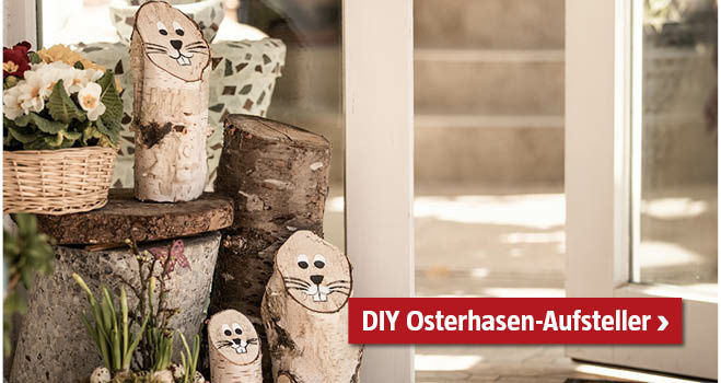 DIY Osterhasen-Aufsteller