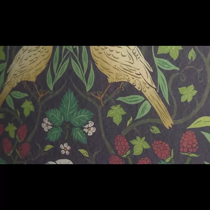 Marburg Heritage Vliestapete Tiere & Blumen - Schwarz/Grün, Floral, 10,05 x 0,53 m - 47621 Heritage
