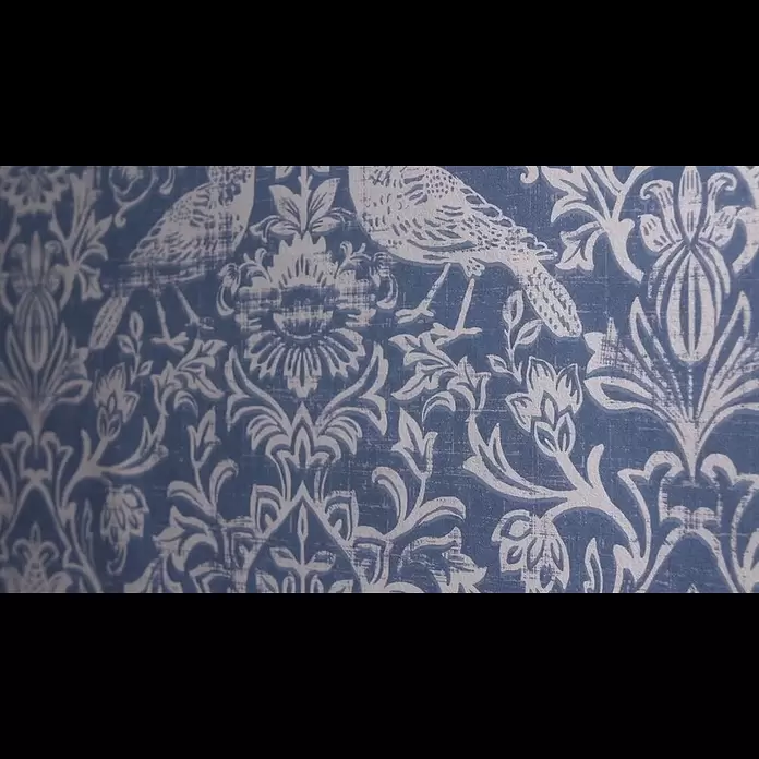 Marburg Heritage Vliestapete Allover mit Tieren & Blumen - Weiß/Blau, Floral, 10,05 x 0,53 m - 47623 Heritage