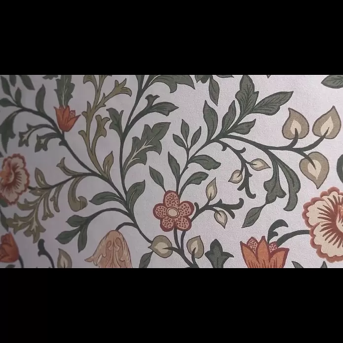 Marburg Heritage Vliestapete Blumenallover - Weiß/Grün, Floral, 10,05 x 0,53 m - 47626 Heritage