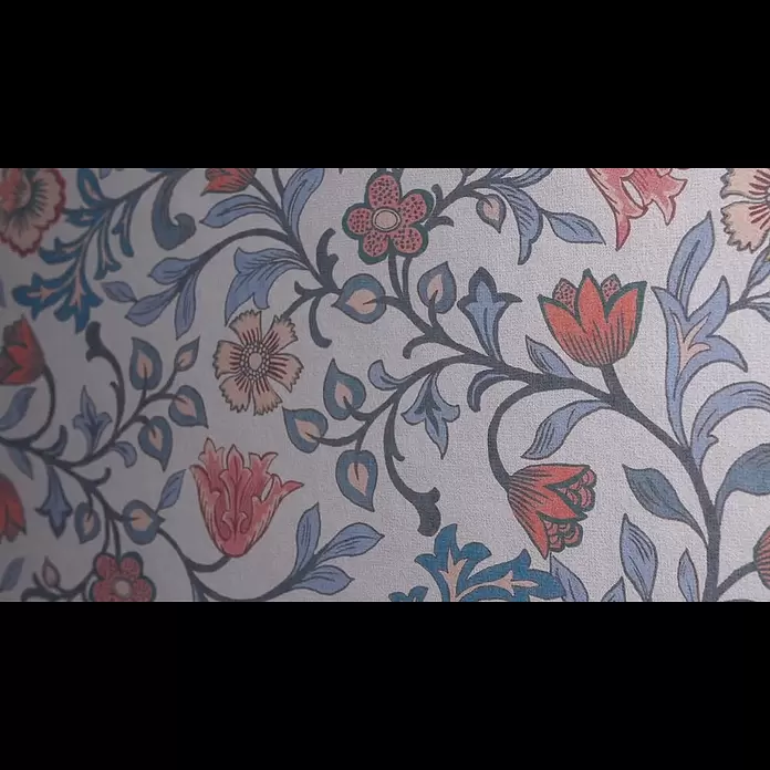 Marburg Heritage Vliestapete Blumenallover - Blau, Floral, 10,05 x 0,53 m - 47627 Heritage
