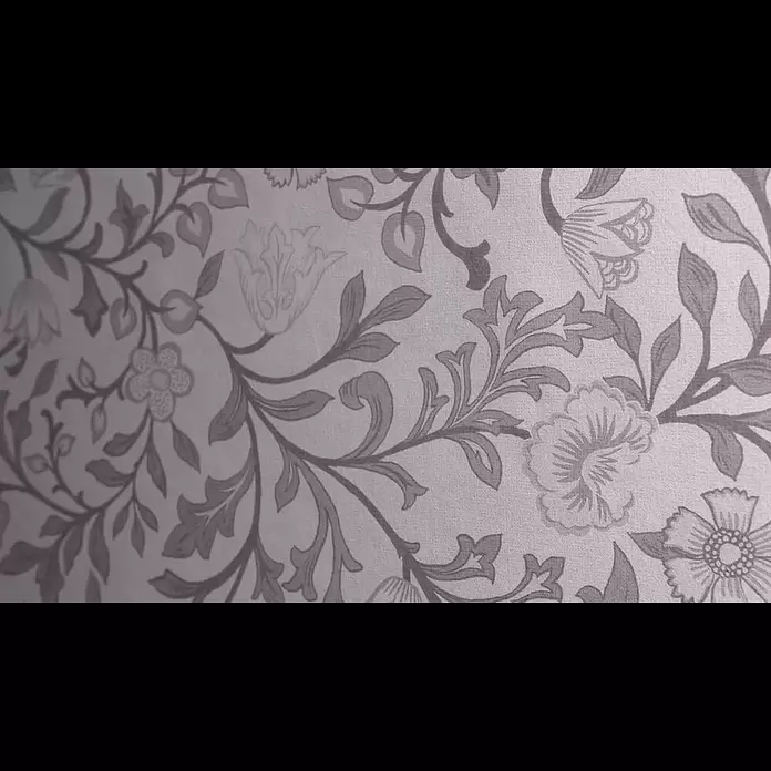 Marburg Heritage Vliestapete Blumenallover - Grau, Floral, 10,05 x 0,53 m - 47628 Heritage