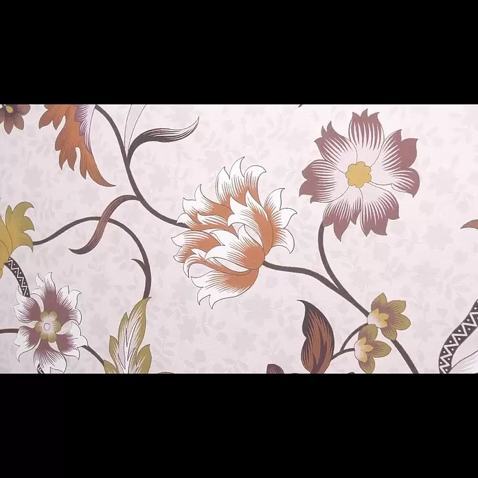 Marburg Heritage Vliestapete Blumenmotiv - Rosa/Braun/Orange, Floral, 10,05 x 0,53 m - 47646 Heritage