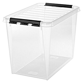 SmartStore Aufbewahrungsbox Classic 65 (L x B x H: 59 x 39 x 43 cm, Kunststoff, Transparent)