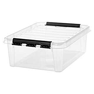 SmartStore Aufbewahrungsbox Classic 24 (L x B x H: 50 x 39 x 18 cm, Kunststoff, Transparent)