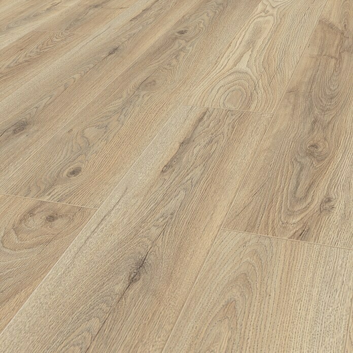 Krono Original Laminat Organic Clever Ashland Oak (1.288 x 195 x 6 mm, Landhausdiele, Ashland Oak) | BAUHAUS